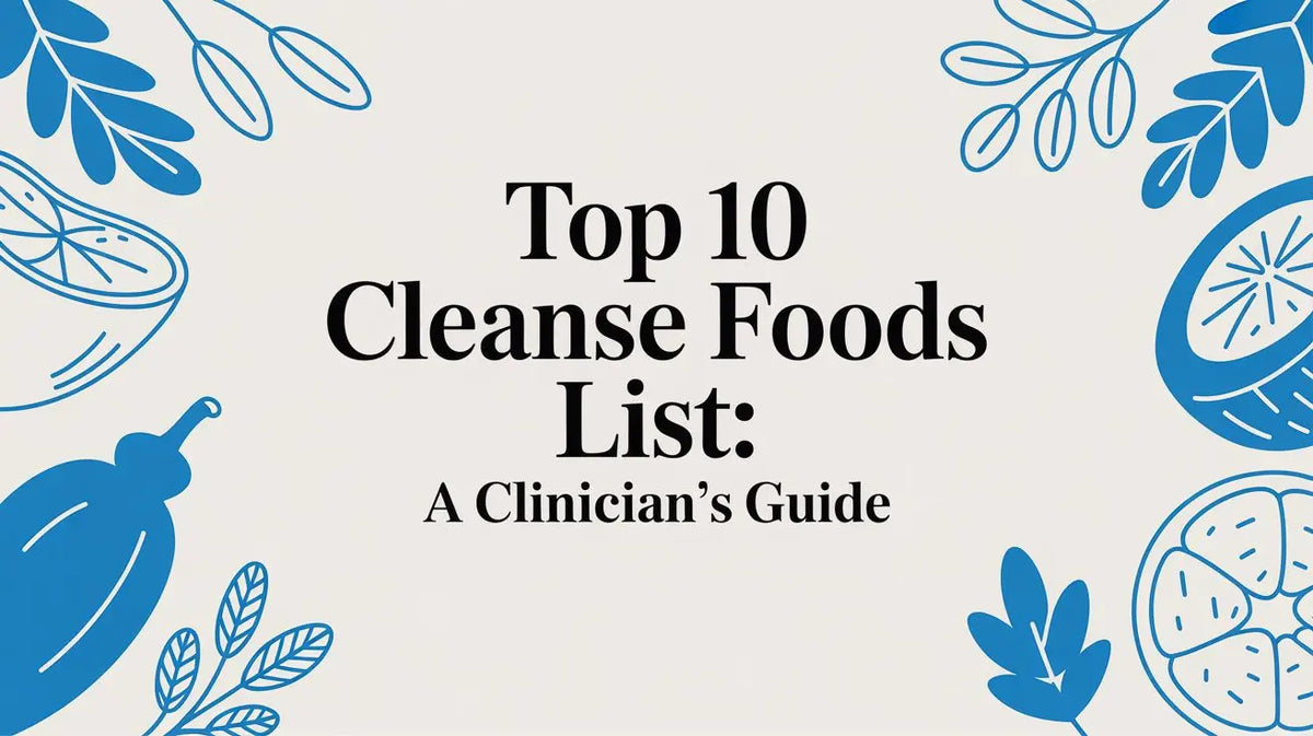 Top 10 Cleanse Foods List: A Clinician's Guide Lifeworks Integrative Health