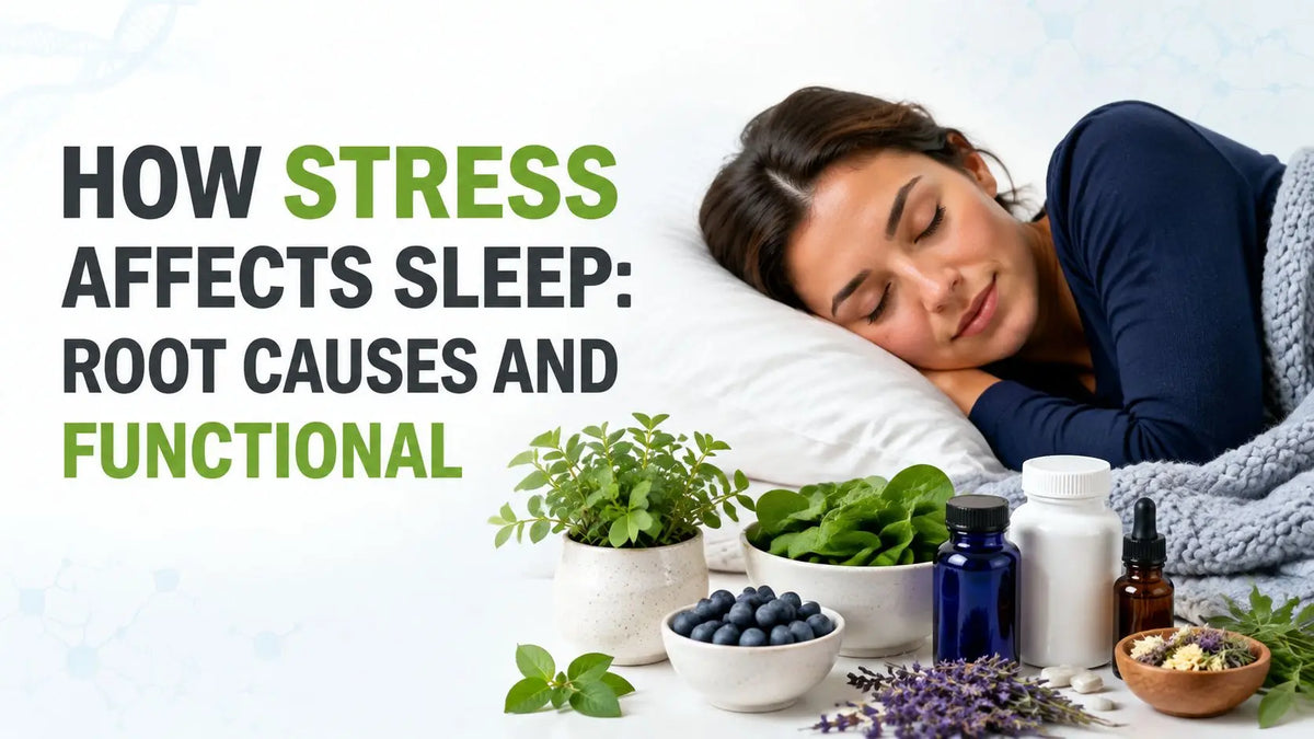 How Stress Affects Sleep: Root Causes and Natural Support – Dr. Matt Gianforte