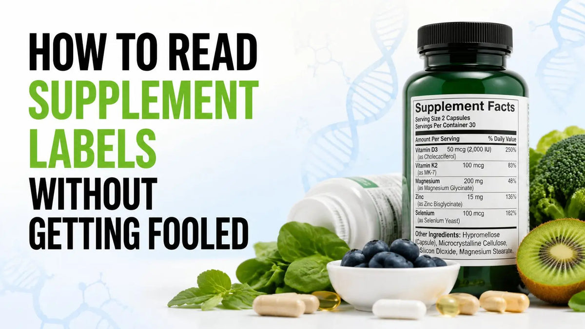 How to Read Supplement Labels Without Getting Fooled – Dr. Matt Gianforte