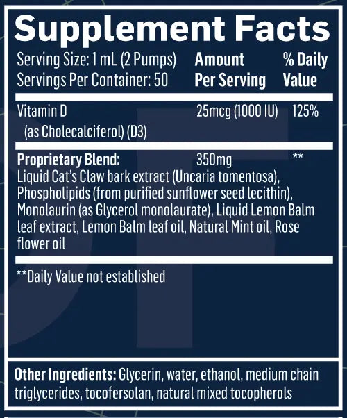 Nanoemulsified Cat’s Claw Elite® 1.7 oz Quicksilver