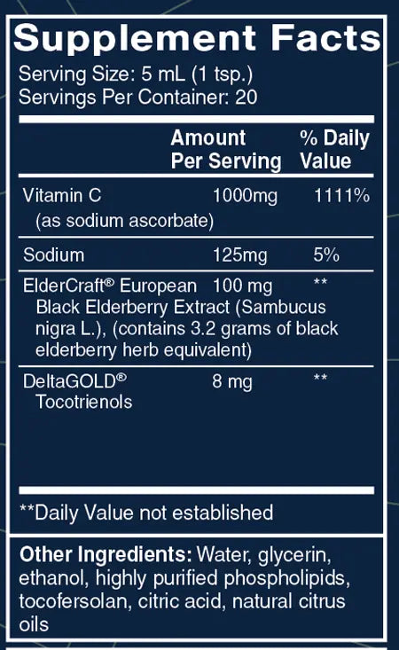 Vitamin C + Elderberry 3.38 fl oz Quicksilver