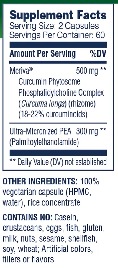 (PEA)+ 120 Capsules Enzyme Science