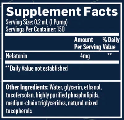 Nanoemulsified Melatonin 1 fl oz Quicksilver