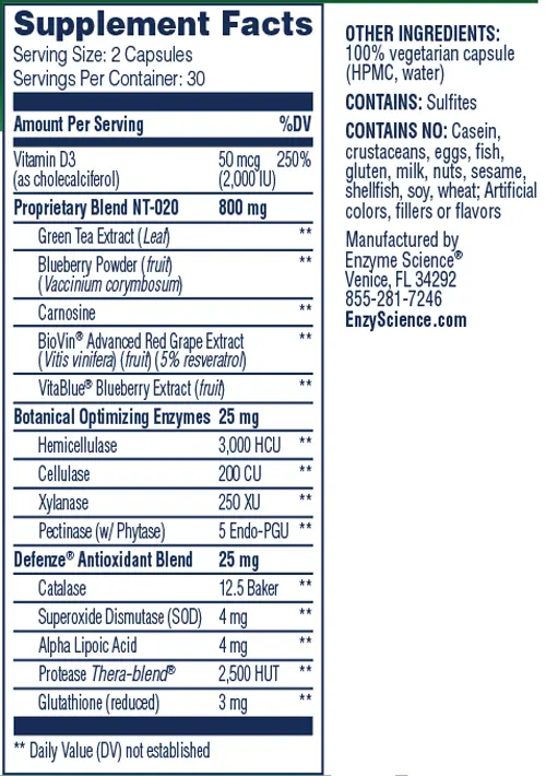 Stem XCell® Pro 60 Capsules Enzyme Science