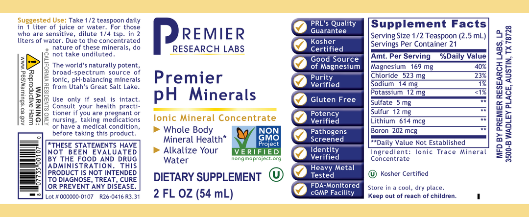 pH Minerals, Premier (2 oz)