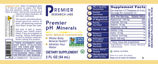 pH Minerals, Premier (2 oz)