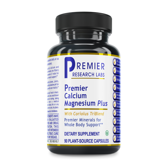 Calcium Magnesium Plus, Premier (90 caps)
