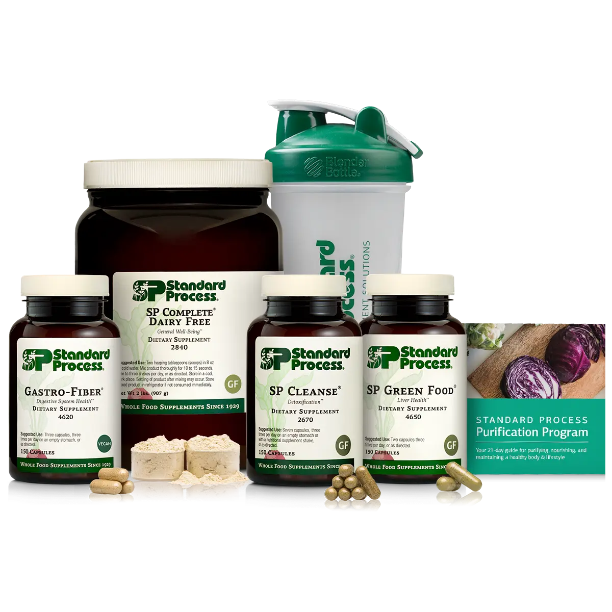 Purification Product Kit with SP Complete® Dairy Free and Gastro-Fiber®, 1 Kit With SP Complete Dairy Free and Gastro-Fiber