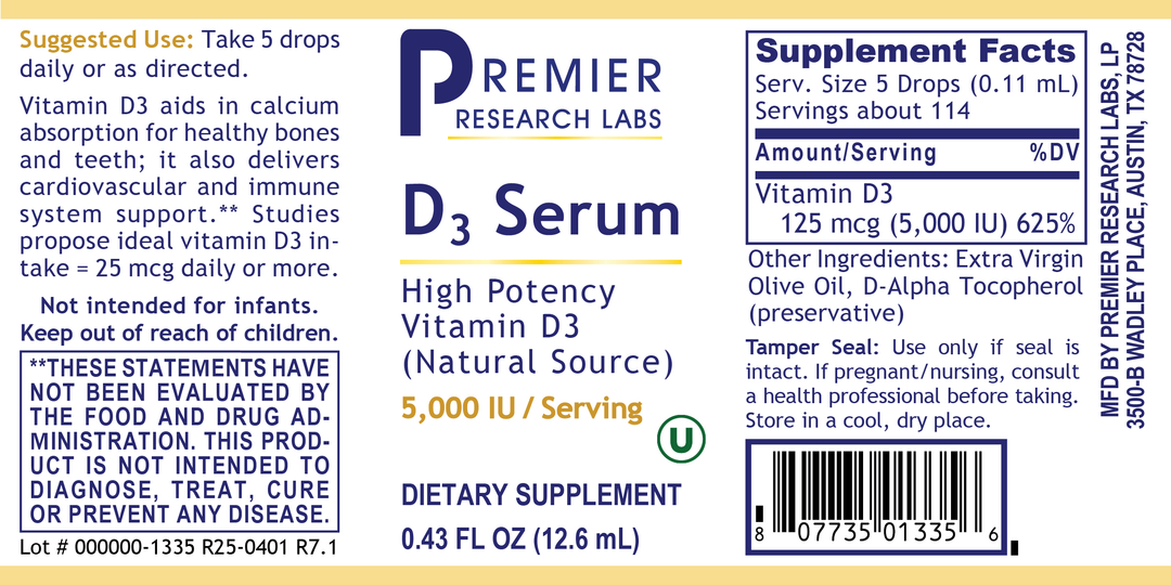 D3 Serum, Premier