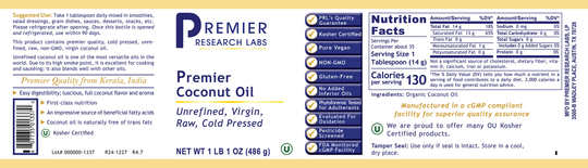 Coconut Oil, Premier