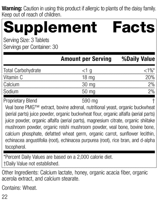 Cataplex® C, 90 Tablets, Rev 20 Supplement Facts