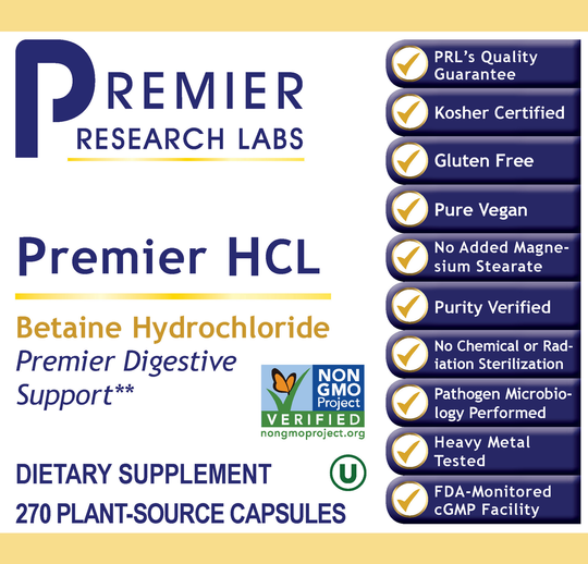 HCL, Premier - 270 capsules