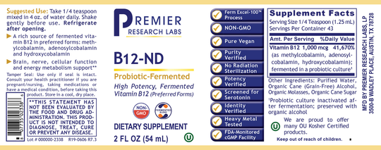 B12-ND™ (Fermented)