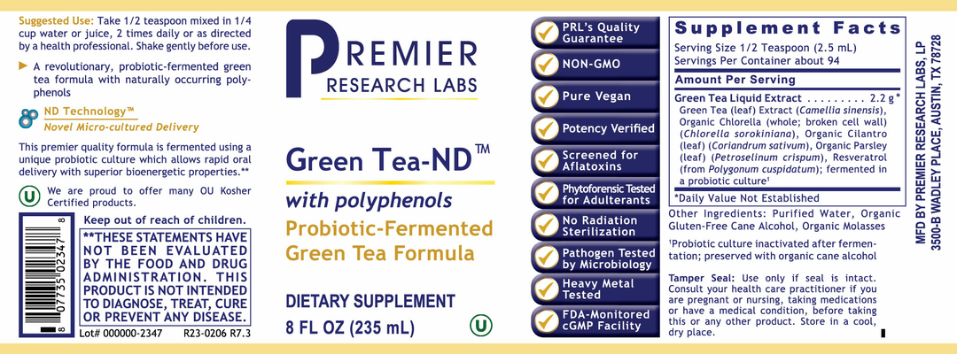 Green Tea-ND™ (Fermented) (8 oz)