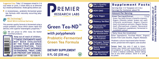 Green Tea-ND™ (Fermented) (8 oz)