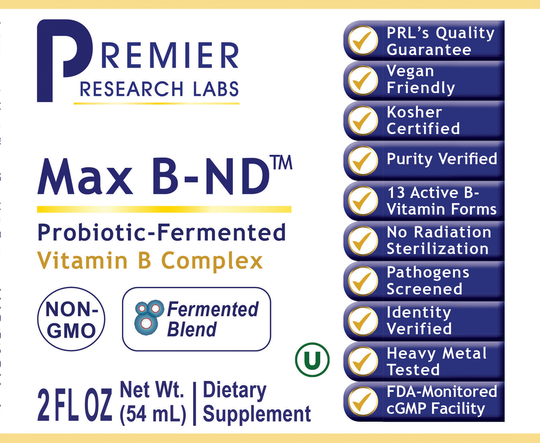 Max B-ND™ (Fermented) (2 oz)