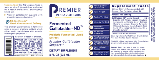 Fermented Gallbladder-ND™, Premier