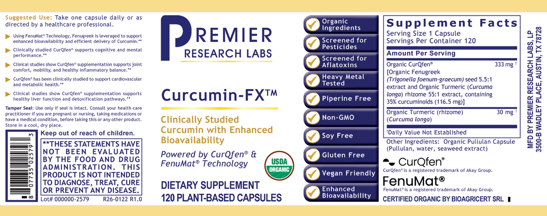 Curcumin-FX™ - 120 capsules