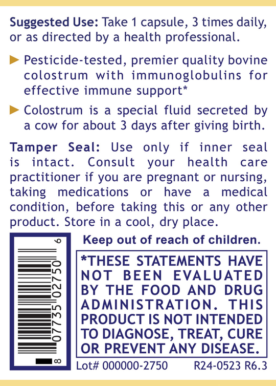 Colostrum-IgG™, Premier (Caps)