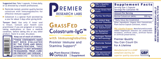 Colostrum-IgG™, Premier (Caps)