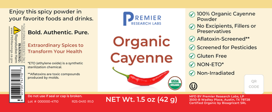 Organic Cayenne Spice Powder