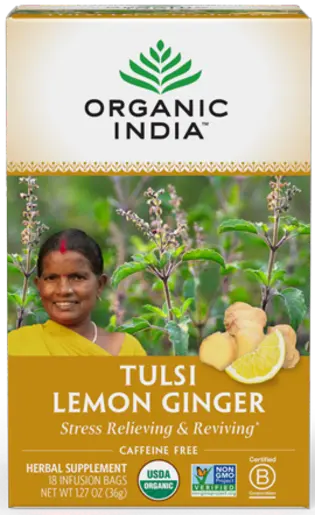 Tulsi Lemon Ginger 18 Bags