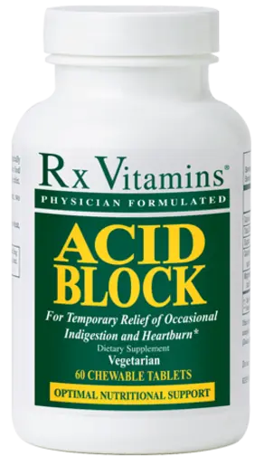Acid Block 60 Chewable Tablets
