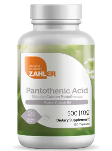 Pantothenic Acid 120 Capsules