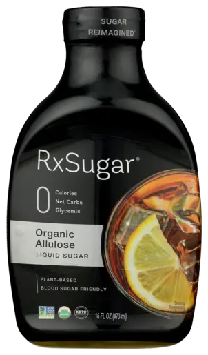 RxSugar® Organic Allulose Liquid Sugar 16 fl oz