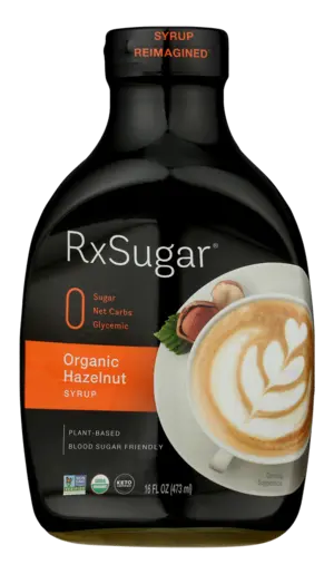 RxSugar® Organic Hazelnut Syrup 16 fl oz