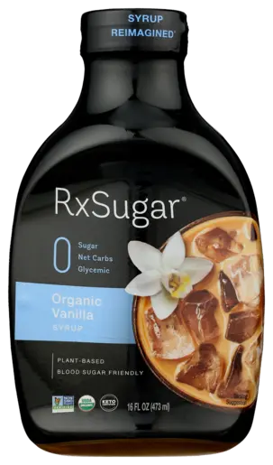 RxSugar® Organic Vanilla Syrup 16 fl oz