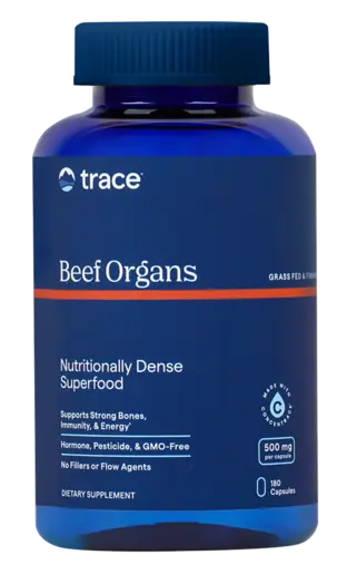 Beef Organs 500 mg 180 Capsules