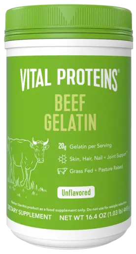 Beef Gelatin 23 Servings