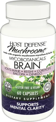 MycoBotanicals® Brain* 60 Capsules