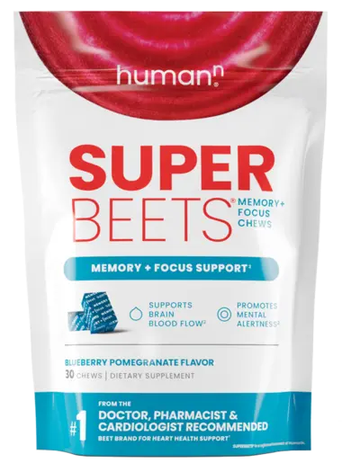 SuperBeets Memory + Focus 30 Chews