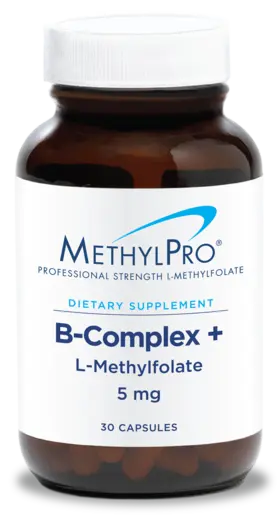 B-Complex + 5 mg L-Methylfolate 30 Capsules