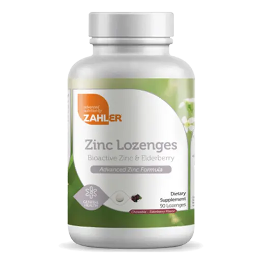 Zinc Lozenges Elderberry Flavor 90 Lozenges