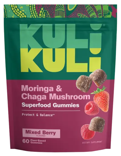 Moringa + Chaga Mixed Berry Gummies 60ct