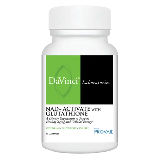 NAD+ Activate with Glutathione 60 Capsules