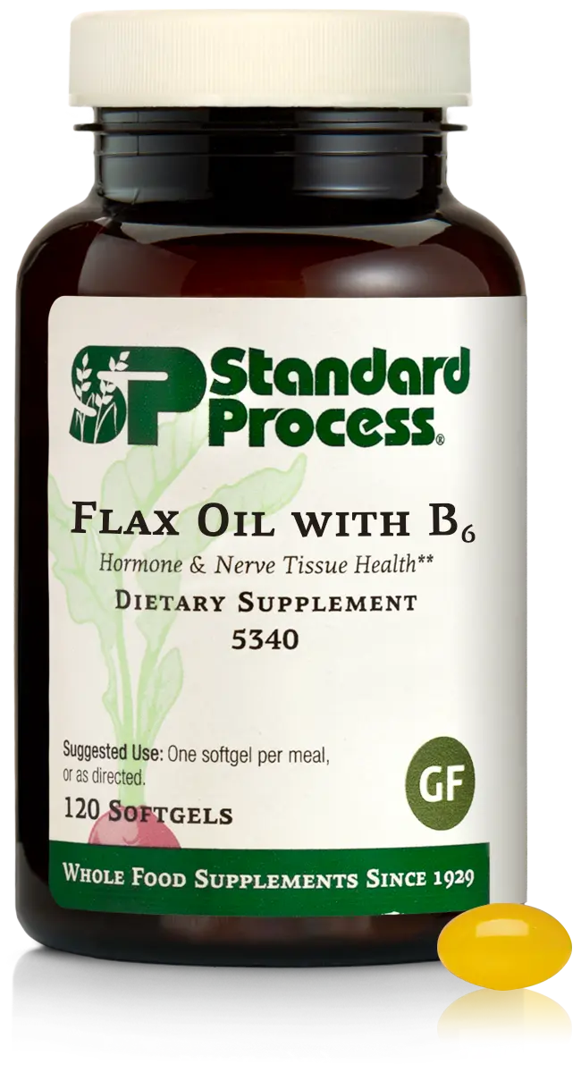 Flax Oil with B6, formerly known as Linum B6, 120 Perles