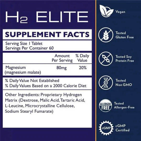 H2 Elite 30 Tablets Quicksilver