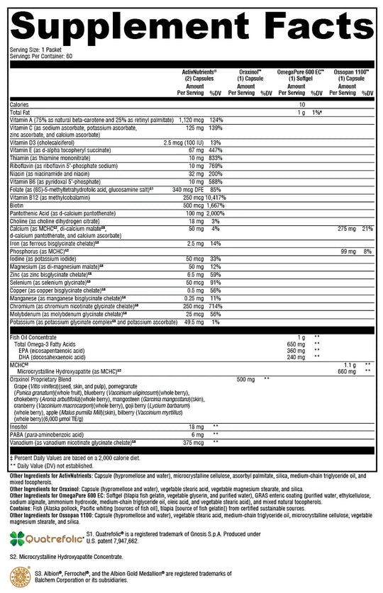 ActivEssentials™ for Women 60 Packets XYMOGEN