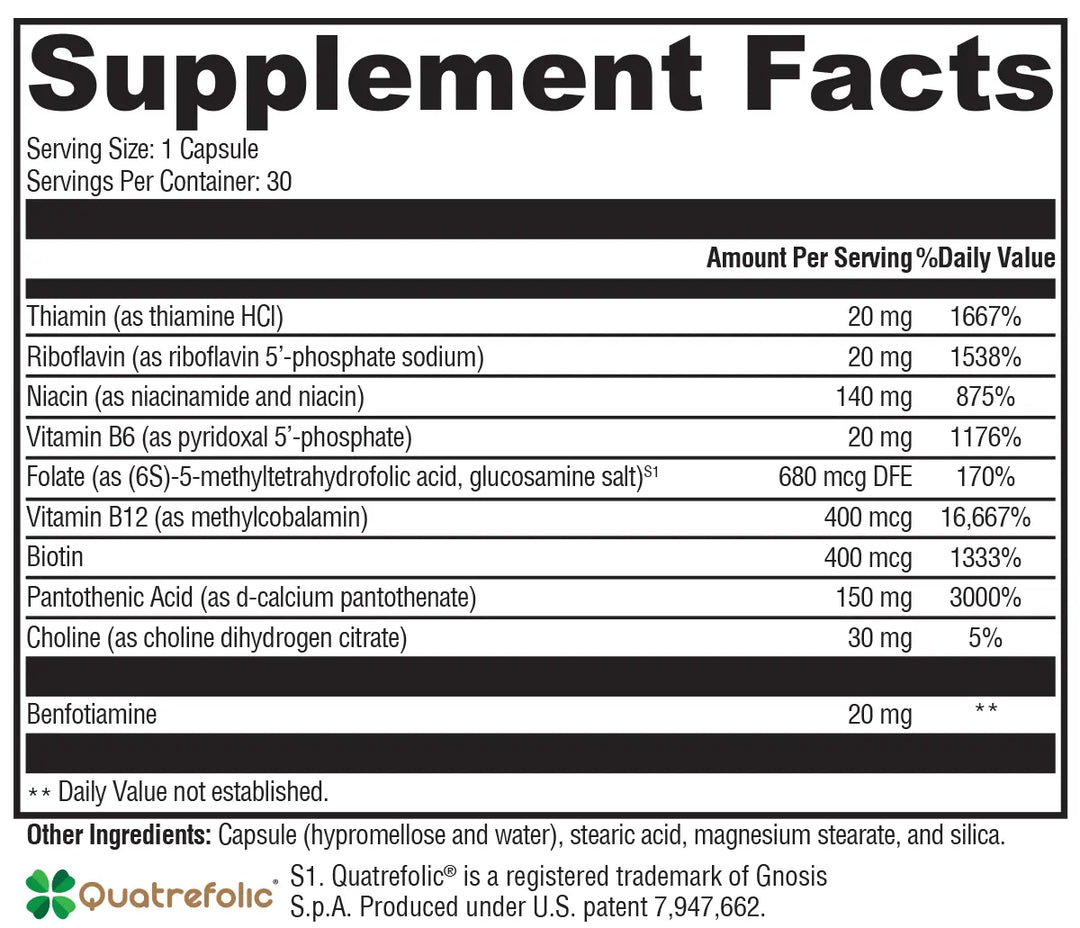 B Activ® 30 Capsules XYMOGEN