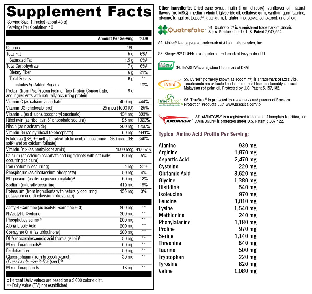 BrainSustain™ Vanilla Delight 10 Servings XYMOGEN
