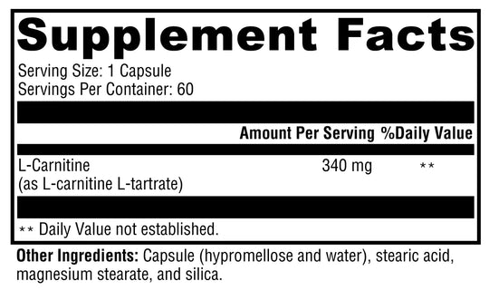 CarniteX™ 60 Capsules XYMOGEN