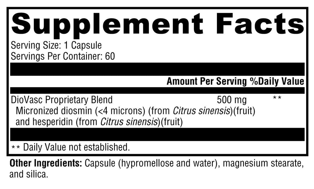 DioVasc™ 60 Capsules XYMOGEN