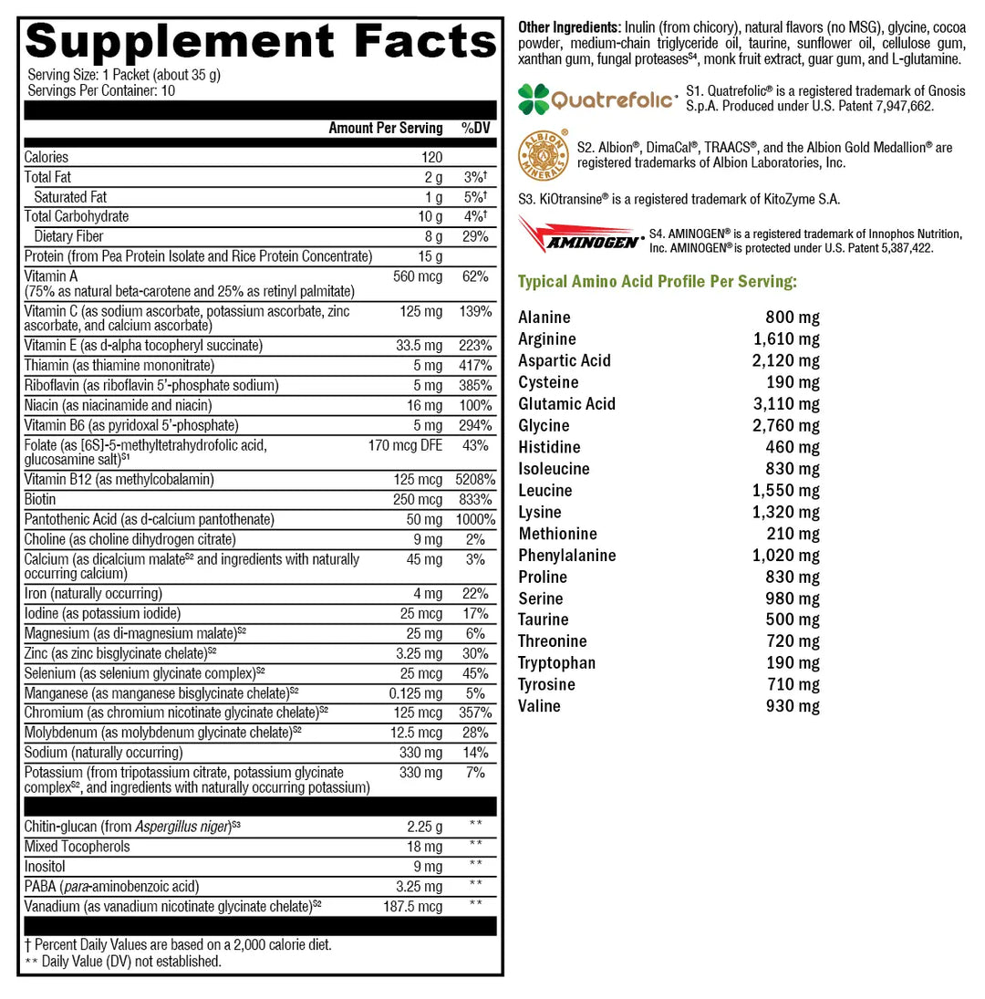FIT Lean Food Complete Dutch Chocolate 10 Servings XYMOGEN