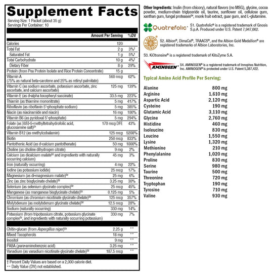 FIT Lean Food Complete Dutch Chocolate 10 Servings XYMOGEN