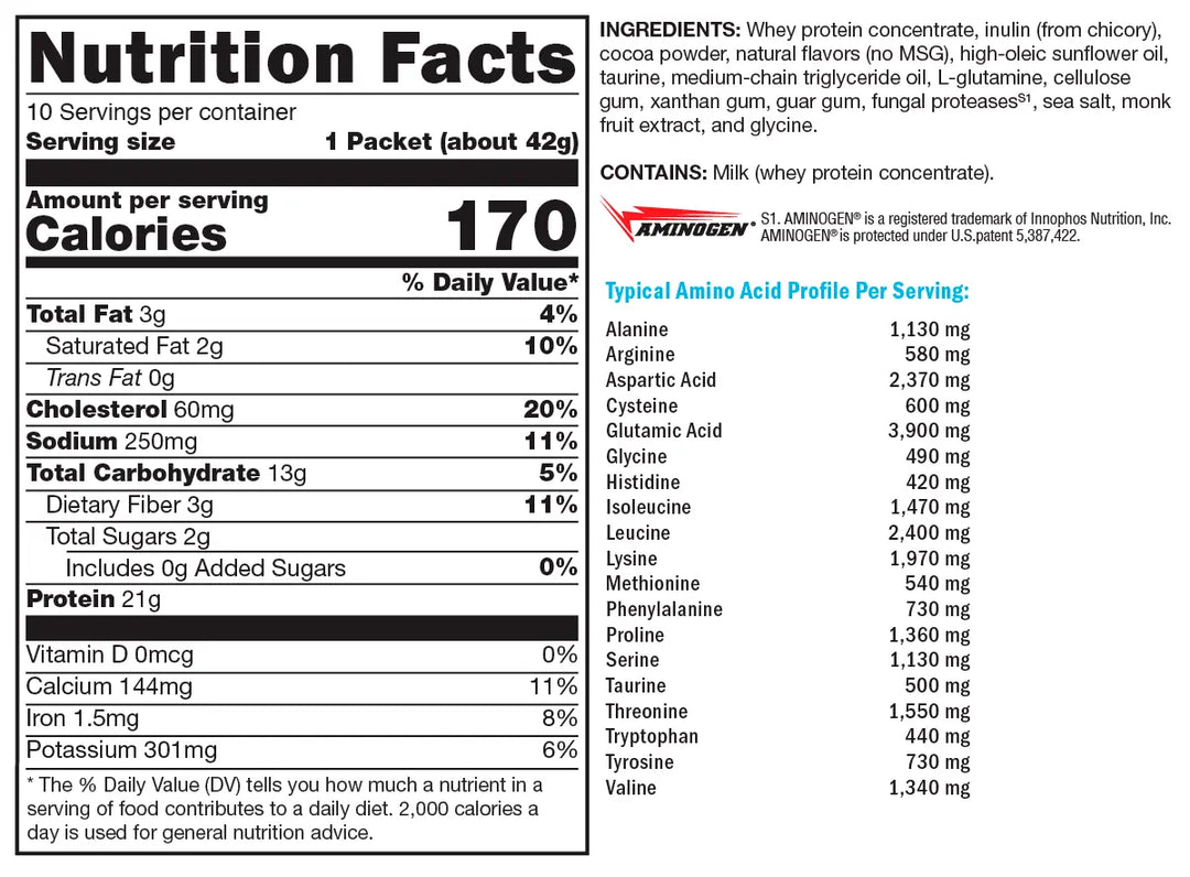 FIT Lean Food Whey Creamy Chocolate 10 Servings XYMOGEN