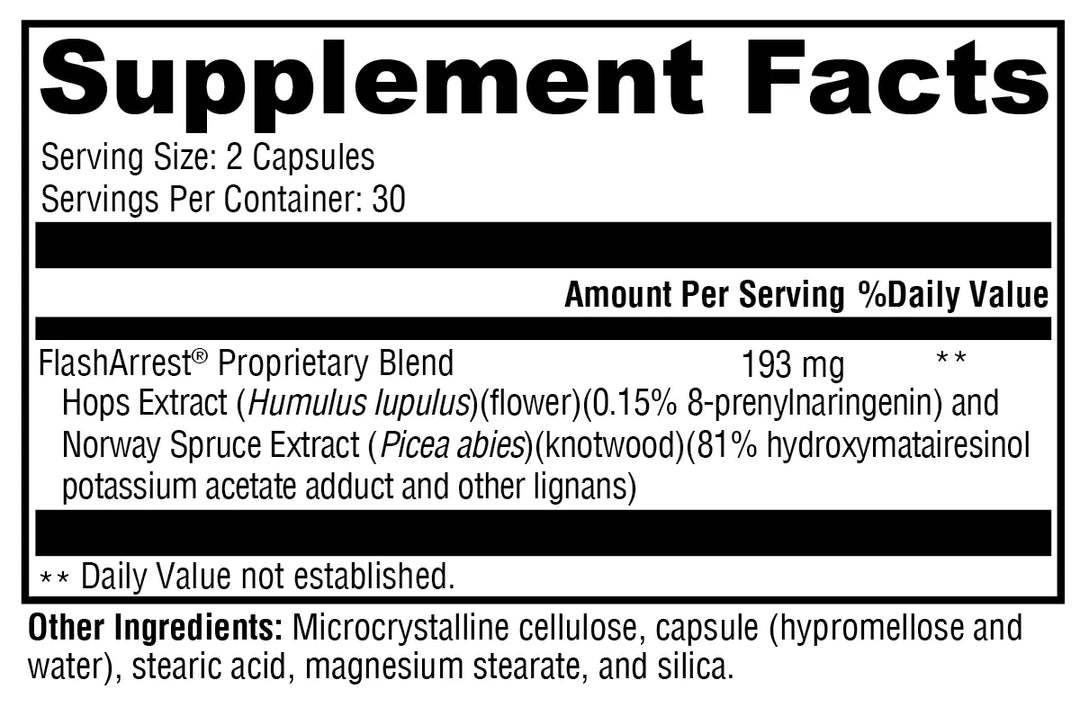 FlashArrest® 60 Capsules XYMOGEN